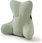 Ergonomic Lumbar Support Pillow – Multi-Functional Back Cushion with Firm Support for Reading, Working & Driving,Celadon Green
