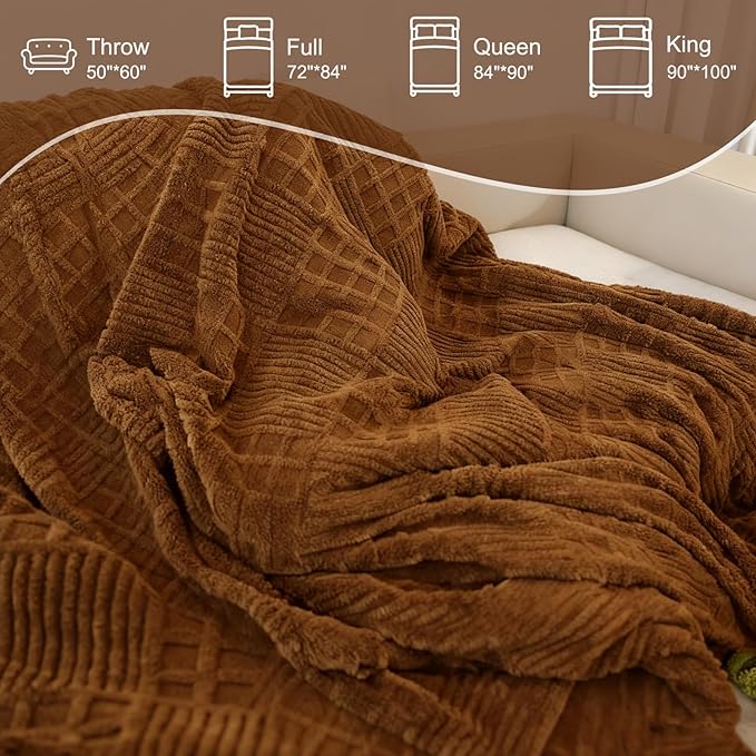 Heated Blanket Electric Queen,Waffle Heating Blanket with 12 Heat Levels, Fast Heating Blanket with 1-12 Timer Settings, Overheat Protection with ETL & FCC for Home Office Sofa-84"x90"