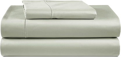 LANE LINEN 100% Egyptian Cotton Bed Sheets sábanas Twin Extra Long, Soft & Comfy Luxury Hotel Like Thick Bedding Sheets & Pillowcase Set, Machine Wash Naturally Cooling - Mineral