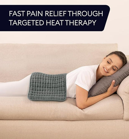 GENIANI XL Electric Heating Pad for Back Pain & Cramps Relief, Electric Throw, Auto Shut Off, Machine Washable, Moist Heat Pad for Neck & Shoulder - Christmas Gift for Women, Extra Large 24x12