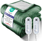 Electric Heated Blanket Queen, Ultra‑Cozy Premium Flannel & Sherpa, Even Heat Distribution & Stable Temp, 1–10H Auto‑Off, 8 Temps (86–125.6°F), Overheat Protection, Ideal Gifts for Grandma