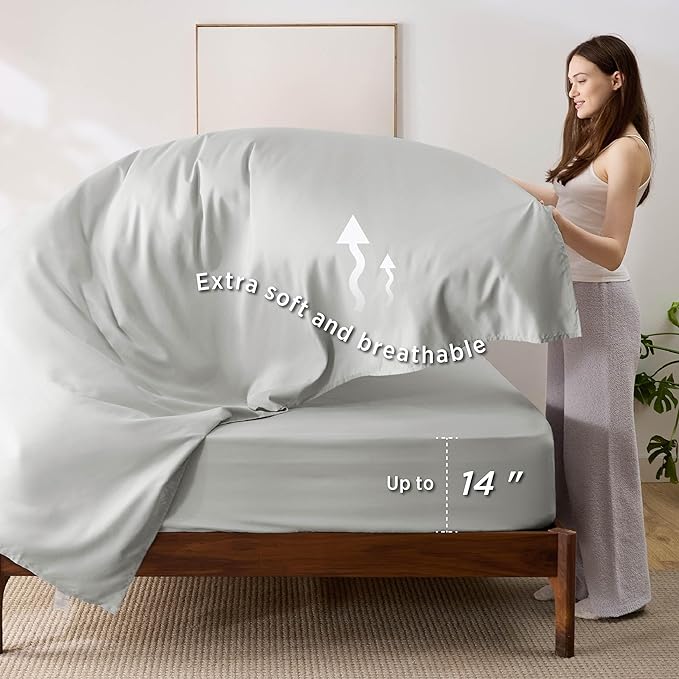 Bedsure King Size Comforter Set - 7 Pieces Reversible Burnt Orange Bedding, King Size Bed Set for All Seasons, Bed in a Bag with Down Alternative Comforter, Sheets, Pillowcases & Shams