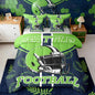 Feelyou Football Comforter Set Full Size 7 Pieces Ball Games Bedding Set for Kids Boys Girls Rugby Bed in a BagFootball Bedroom Decor Rugby Sports
