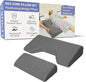 Lenora Bed Sore Pillow Set, Positioning Wedge Pillow with Extra Auxiliary Pillow, Bed Sore Cushion with Non-Skid Fabric, Prevent BedSores, Provide Comfort for Bedridden Patients, Gray
