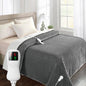 Heated Blanket Electric Blanket Full Size, Super Soft Cozy Upgraded Flannel Heating Blanket with 9 Heating Levels & 1-9 Hours Auto Off, Fast Heating & Overheat Protection, 72" x 84", Light Gray