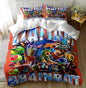 Funny Fusion Animals Bedding Set,Fusion Animals Duvet Cover Twin Full Queen King Set for Kids Boys Bed Decor Gifts (Color 2,King (104" x 90"))