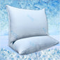 Pillows Standard Size Set of 2 - Shredded Memory Foam Cold Pillows That Stay Cold Soft Pillow for Sleeping, Adjustable Bed Pillow for Side, Back, and Stomach Sleepers