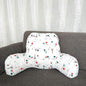 Bohemian Printed Reading Pillow with Support Arms Soft Bed Rest Pillows Back Support Cushion for Kids Reading Watching TV Sitting Up in Bed (23"×16"×10",Tower)