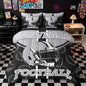 Feelyou Football Comforter Set King Size 7 Pieces Ball Games Bedding Set for Kids Boys Girls Rugby Bed in a BagFootball Bedroom Decor Rugby Sports