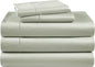 LANE LINEN 100% Egyptian Cotton Split King Bed Sheets for Adjustable Beds, Eco Friendly Sustainably Produced No Pill Fade Resistant 15 Iinch Deep Pocket Split King Sheet Set - Mineral