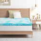 EGOHOME Topper 2 Inch Full Memory Foam Mattress Topper, Gel Foam Mattress Topper for Pressure Relief, Ventilated Design Bed Topper in a Box, CertiPUR-US Certified, 54"×75", Medium