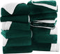 IR Imperial Rooms Emerald Green Sherpa Fleece Throw Blanket Twin Size for Bed - Wholesale Bulk Pack of 12 Sherpa Blankets - Soft Fluffy Throw Blankets for Hotels, Guest Bedroom, 60x80 Inches