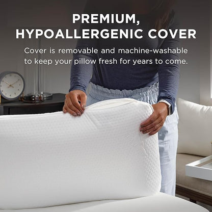 TEMPUR-Pedic TEMPUR-Symphony Pillow, Standard-2-Pack, Standard, White 2 Count