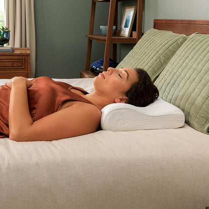 Tempur-Pedic TEMPUR-Ergo Neck Pillow, Large Profile, White