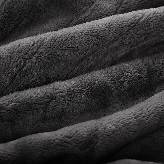 Electric Heated Blanket Full Size 72"x84", 4 Heating Levels & 10 Hours Auto Off, Cozy for Bed, Sofa & Office, Large Oversized, Single Control Heating Heater Blankets, Machine Washable, Dark Gray