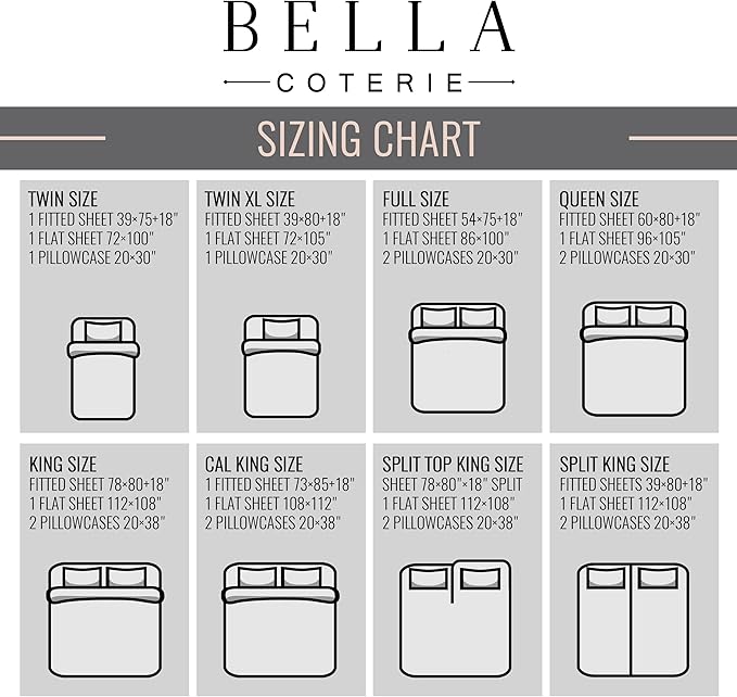 Bella Coterie Luxury Bamboo Viscose Full Size Sheet Set | 100% Organically Grown | Ultra Soft | Cooling for Hot Sleepers | 18" Deep Pocket [Merlot]