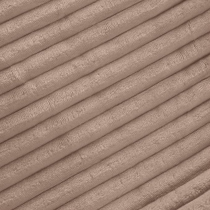 Electric Heated Blanket Queen Size 84"x 90", Dual Control, Soft Comfortable Warming Striped with 10 Heating Levels & 1-12 Hours Auto Off, Machine Washable, Camel