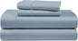 100% Egyptian Cotton King Size Sheets- Naturally Breathable & Durable Winter Comfort, Ultra-Soft Hotel Comfort with 15" Deep Pocket King Sheet Set, Silky Sateen Weave Luxury You Can Feel- French Blue