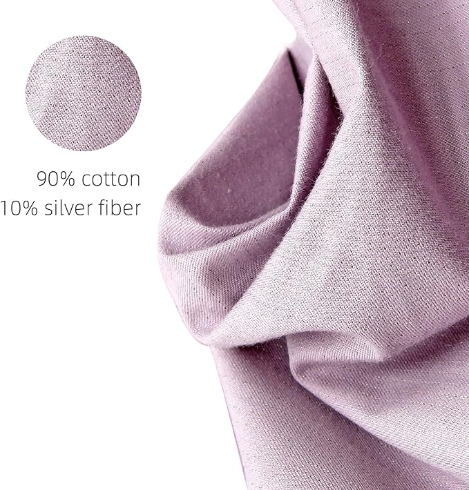 Grounding Fitted Sheet Kit Connect to The Earth's Energy 15inch Depth Pocket Grounding Bed Sheets for Earthing