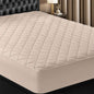 Utopia Bedding Quilted Fitted Mattress Pad, King Size, Elastic Fitted Mattress Topper Protector and Cover with Deep Pocket Stretches up to 16 Inches, Machine Washable (Beige)