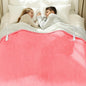 Queen Heated Blanket 84" x 90" - Flannel Sherpa Electric Blanket Queen Size with Dual Control, 5 Heating Levels & 10 Hours Auto Off, Heating Blanket with Overheat Protection for Home(Pink)
