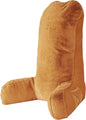Home Soft Things Fox Faux Fur Bedrest Reading Pillow with DIY Filling, Need Assembly, 28" x 30" x 17"，Burnt Orange Backrest Armrest Pillow Chair Back Support for Sitting up in Bed