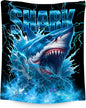 Boys Blanket Gifts Shark Blankets for Kids Toddlers, 60"x80" Soft Plush Throw for Son Grandson Adults