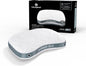Bedgear Storm Cuddle Curve Performance Pillow - Size 3.0 - Cooling Bed Pillow for Side Sleepers - Medium Firmness- Washable and Removable Cover - 20" W x 26" L