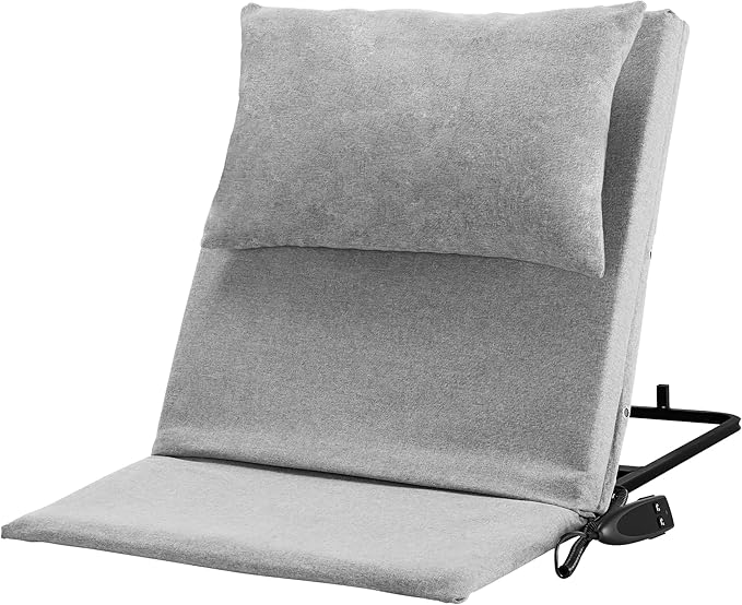Adjustable Power Lifting Bed Backrest for Elderly Patient Injured,Sit-up Back Rest Chair for Neck Lumbar Back Support