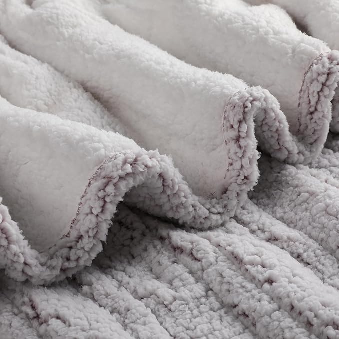 Electric Heated Blanket 84"x90" Queen Size - 4 Heat Settings & Dual Controllers, 10H Auto Shut Off, Ultra-Soft Sherpa Heated Blanket with Overheat Protection, Light Pink