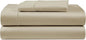 LANE LINEN 100% Egyptian Cotton Bed Sheets Twin Size, 15 inch Extra Deep Pocket Twin Sheets, Naturally Temperature Regulating Cooling NO Pill Fade Resistant Cotton Sheets Twin - Linen