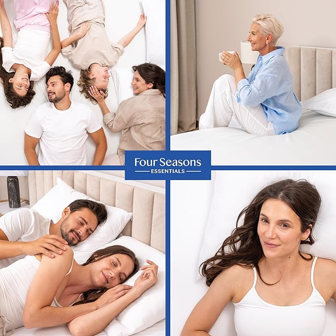 Body Size Pillow Protector 21" W x 55" L – Waterproof Zippered Pillow Cover Hypoallergenic Dust Proof Pillowcase Encasement