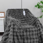 Heated Blanket Electric King- 100"x90" Soft Thick Bubble Electric Blanket for Sofa with 5 Heat Levels & 10 Hours Auto-Off Overheat Protection, Warm Cozy Gifts, Light Grey