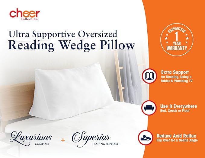 Cheer Collection Wedge Pillow Case