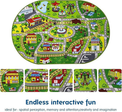 Booooom Jackson Road Rug for Kids