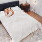 Heated Blanket Full Size Electric Blanket 72" x 84" with 5 Levels Heating & 10Hs Auto Off, Silky Microplush Flannel & Warm Sherpa Fabric, Machine Washable, Great Christmas Birthday Gifts, White