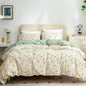 Jane yre Floral Duvet Cover King, Brushed Microfiber 3 Pieces Bedding Set King, Garden Style Flower Pattern Flower Duvet Cover, with Zipper Closure, Luxury Soft Breathable Comfy