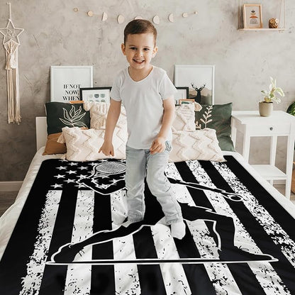 Blanket for Kids Teens Adults Tennis Lovers Gifts, 80x60 Inches Twin Size Soft Lightweight Flannel Throw Blankets for Bedroom Home Decor