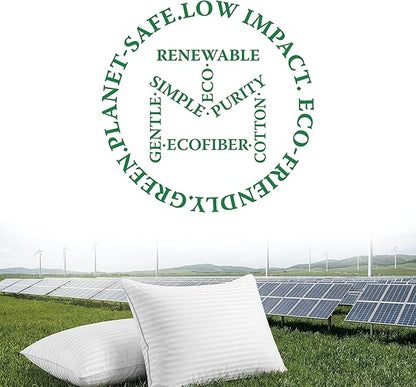 Threadmill Soft Bed Pillows King Size Set of 2 | Down Alternative Cooling Soft Pillows for Sleeping | 20 x 36 Hotel, King Size Pillows 2 Pack for Back, Stomach or Side Sleepers