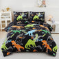RYNGHIPY Dinosaur Comforter Set Twin Size 3Pcs Dinosaur Bedding Set for Kids Boys Girls Microfiber Boys Bedroom Set 1 Comforter with 2 Pillowcases (Multi,Twin)