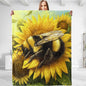 Bee Blanket - Plush, Soft, Comfy, Lightweight, Warm, Fuzzy, Cozy Flannel Throw Blanket Perfect for Couch, Travel, Bed, Office, Outdoor - 50in×60in(color46)