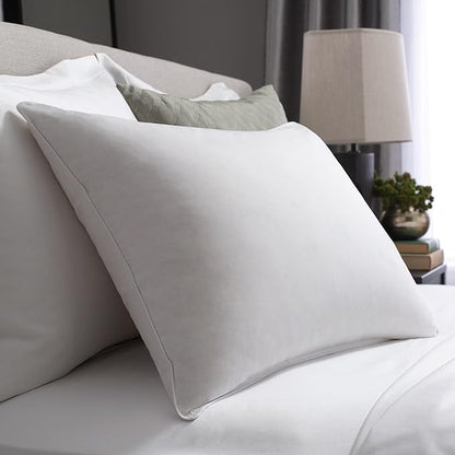Restful Nights Hotel Collection Down Surround Two Pack Standard/Queen Bed Pillows in White