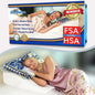 Sleepnitez Fsa Eligible 8" Bed Wedge Pillow – Memory Foam Wedge for Sleeping, Acid Reflux Pillow for Snoring, GERD, Pregnancy – Luxurious 3.25" Memory Foam Top Layer