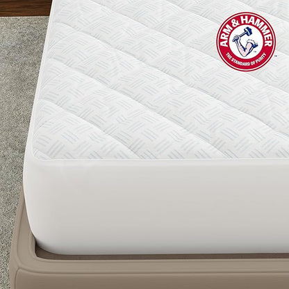 Arm & Hammer Cooling Comfort Mattress Pad, Waterproof, King
