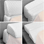 4 Modes Pillow Wedge for Headboard Gap, Foldable Bed Wedge Pillow, Bed Gap Filler King Size Fill The Gap (0-7"), Mattress Gap Filler Long Pillow Between Headboard and Mattress