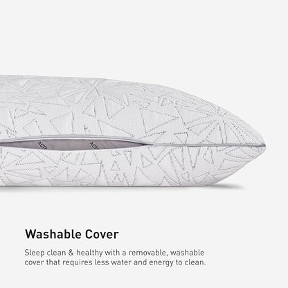 Bedgear Storm Performance Pillow 0.0 – Cooling Bed Pillow for Hot Sleepers, Medium Firm Support for All Sleep Positions – Dual-Sided Comfort, Breathable Air-X Mesh, Washable Ver-Tex Cover, 20” x 36”