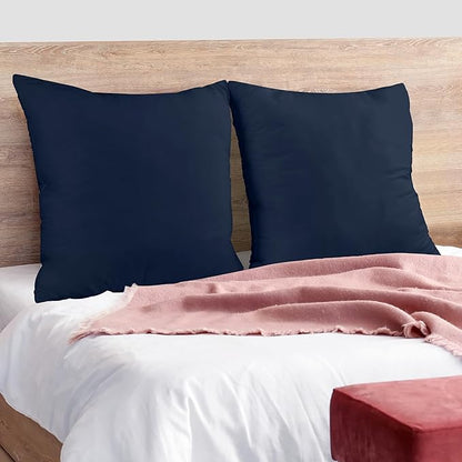 Utopia Bedding 26x26 Pillow Inserts, Set of 2, Navy – Indoor Decorative Throw Pillows for Bed, Sofa & Couch – Soft, Supportive & Fluffy Cushion Inserts