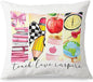 Teacher Appreciation Gifts Pillow Covers 18x18, Back to School Gifts for Teachers, Teacher Gifts First Dat of School, Teach Love Inspire Coquette Pillow Covers for Teachers