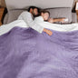 ESTINGO Electric Heating Blanket King Size, Heated Electric Blanket with 5 Heating Levels & 10 Hours Auto Off, Machine Washable Plush Heated Blanket 100" x 90", Lavender Violet