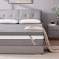 SINWEEK 3 Inch Gel Memory Foam Mattress Topper Queen Size, Pad for Back Pain, Bed Topper with Removable Soft Cover, CertiPUR-US Certified,Grey